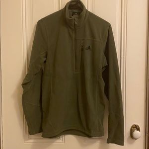 Adidas Size S Fleece, Olive Green